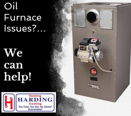 Oil furnace in massillon home with burning plastic odor warning